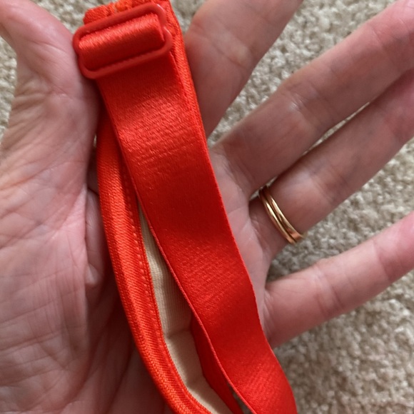 Cacique 44D orange underwire lace bra - Picture 3 of 12